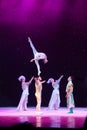 Chinese Acrobats in Beijing Royalty Free Stock Photo