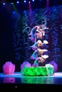 Chinese Acrobats in Beijing Royalty Free Stock Photo