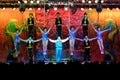 Chinese Acrobats Of Hebei Royalty Free Stock Photo