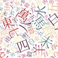 Chinese alphabet background Royalty Free Stock Photo