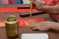 Chinese alphabet drawing writing
