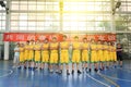 A Chinese amateur basketball team