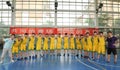 A Chinese amateur basketball team