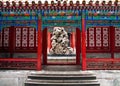 Chinese ancient architecture, Forbidden City Gugong Pavilion, Winter and Snow Royalty Free Stock Photo