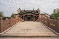 Chinese ancient architecture, tourist attraction, old buildings of Wolong Academy College in Changting city, Fujian