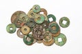 Chinese ancient coins Royalty Free Stock Photo