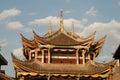 Chinese ancient gate tower Royalty Free Stock Photo