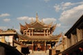 Chinese ancient gate tower Royalty Free Stock Photo