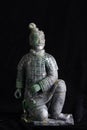 Chinese ancient jade carving art of Terra-cotta warrior Royalty Free Stock Photo