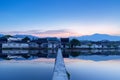 Chinese ancient villages at dawn Royalty Free Stock Photo