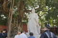 Chinese ancient zongbing general statue, adobe rgb