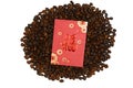 Chinese Ang Pao And Coffee Bean Royalty Free Stock Photo