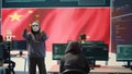 Chinese anonymous criminal recording himself asking for ransom