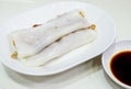 Chinese appetizer, BBQ pork rice roll