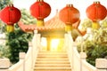 Chinese arch bridge Royalty Free Stock Photo