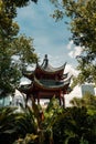 Chinese architecture in the Downtown Orlando, Lake Eola.