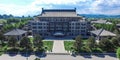 Peking University library aerial photography Royalty Free Stock Photo
