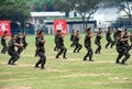 Chinese army in Hong Kong garrison Royalty Free Stock Photo