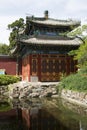 Chinese Asia, Beijing, Beihai Park, the small West, Square Pavilion