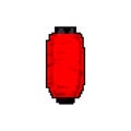 chinese asian lantern game pixel art vector illustration