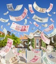 Chinese Immigration Australia Property Money Investment Royalty Free Stock Photo