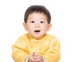 Chinese baby boy smile Royalty Free Stock Photo