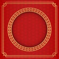 Chinese background, decorative classic festive red background, vector