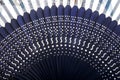 Chinese bamboo fan close-up Royalty Free Stock Photo