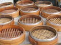 Chinese Bamboo Steamers Royalty Free Stock Photo