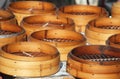 Chinese Bamboo Steamers Royalty Free Stock Photo