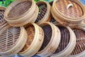 Chinese Bamboo Steamers Royalty Free Stock Photo