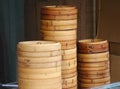 Chinese Bamboo Steamers Royalty Free Stock Photo