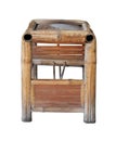 Chinese Bamboo Stool (mother & child chair) Royalty Free Stock Photo