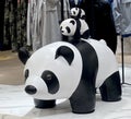 Chinese Bear Panda Flush Toy Stuff Animal Home Decoration Furniture Toys Stuff Animals Synthetic-leather Handicrafts Children