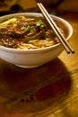 Chinese beef noodle soup Royalty Free Stock Photo