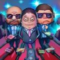 Chinese Billionaire. Realistic Caricature Cartoon Style