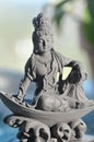 Ceramic Quan Yin Goddess of Compassion and Mercy Royalty Free Stock Photo
