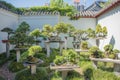 Chinese Bonsai Garden Royalty Free Stock Photo