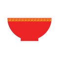 chinese bowl. Vector illustration decorative design