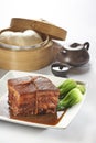 Chinese braised pork belly, dongpo pork Royalty Free Stock Photo