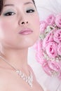 Chinese bride abstract Royalty Free Stock Photo