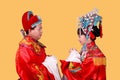 Chinese bride and groom Royalty Free Stock Photo