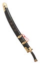 Chinese Broad Sword in scabbard Royalty Free Stock Photo