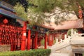 Chinese Buddhist ancient temple on the Lishan mountain