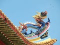 Chinese buddist temple roof Royalty Free Stock Photo