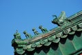 Chinese building's eave