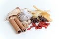 Chinese bundle herbs set Royalty Free Stock Photo
