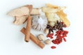 Chinese bundle herbs set Royalty Free Stock Photo