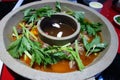 Chinese beef Hot Pot Royalty Free Stock Photo