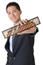Chinese business man Royalty Free Stock Photo
